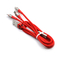 Fábrica vendedora caliente 3 en 1 Cable multifunción Cable de nylon trenzado 5V 2.4A Cable de cargador USB