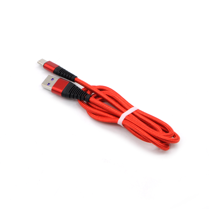 1m 5A trenzado de nylon de carga Super Fast USB tipo C C-C Tipo de cable Cable USB 3.1