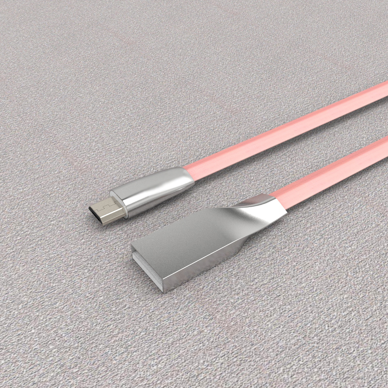 TPE Diamond Design Micro USB Cable Cable de datos del teléfono móvil para dispositivos Android Samsung Galaxy S7
