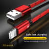 Nylon trenzado 1m 2m 6ft 3m USB duradero barato a Lightning Cables de datos de carga rápida para el cable del cargador de iPhone