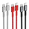 Nuevo diseño 2.4A/3A/5A/6A Micro USB Tipo C Cable Lightning PD 18W 20W 60W Cable 100W Cable de carga rápida para Huawei Samsun MacBook