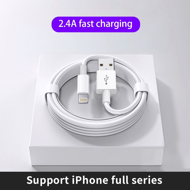 Cable de carga para Apple iPhone 12 La línea de carga rápida es adecuada para la línea de carga del teléfono móvil Apple
