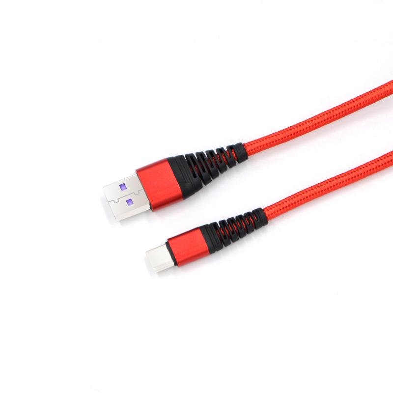 Cable de carga rápida USB C trenzado de nailon superventas TYPE C para teléfonos Android 